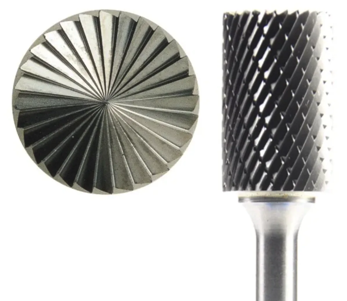 Glispro - Tungsten Carbide Rotary Cylindrical Burrs With End Cut