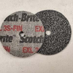 Scotch-Brite™ EXL Unitized Wheel, XL-UW, 3S Fine, 2 in x 1/4 in x 1/4 in, 60 Case
