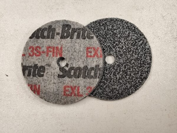 Scotch-Brite™ EXL Unitized Wheel, XL-UW, 3S Fine, 2 in x 1/4 in x 1/4 in, 60 Case
