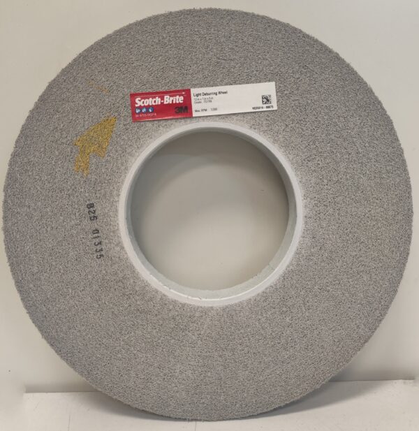3M Scotch-Brite™ Light Deburring Wheel, LD-WL, 7S Fine, 12 in x 1 in x 5 in, 1 Case