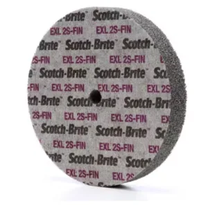 3M - Scotch-Brite™ EXL Unitized Wheel, XL-UW, 6 in x 1/2 in x 1/2 in, 2S Fine