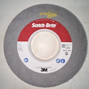 Scotch-Brite™ Light Deburring Wheel, LD-WL, 7S Fine, 8 in x 1 in x 3 in