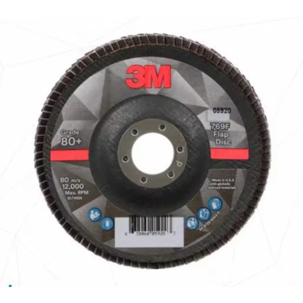 3M - 4 1/2 in Radial Flap Disc Type 27 Grit 60 -796F
