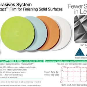 3M Trizact Hookit Film Disc 268XA, A20