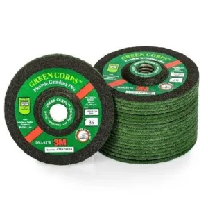 3M - 4" Green Corps Flexible Grinding Disc Grit 36
