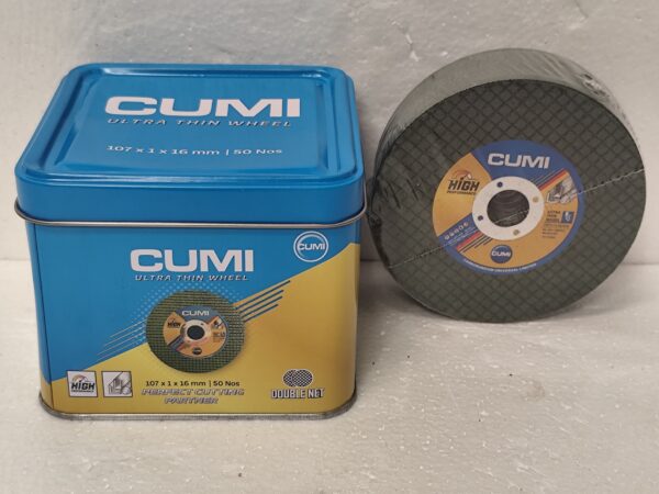Cumi - 4" Cut Off Wheel 107X1X16mm – Green Ultra-Thin 2 Net