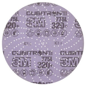 3M Xtract™ Cubitron™ II Film Disc 775L, 320+, Clean Sanding Disk, 6 in, Die 600LG