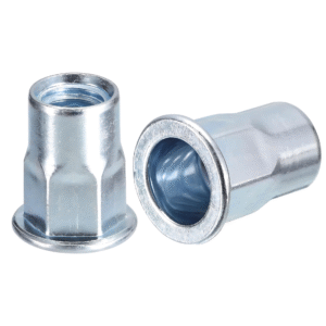 Glispro - Blind Rivet Nut - Flat Head Semi-Hex Body