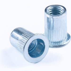 Glispro - Blind Rivet Nut - Flat Head Knurled Body