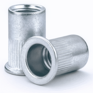Glispro – Blind Rivet Nut – Aluminum Flat Head Knurled Body