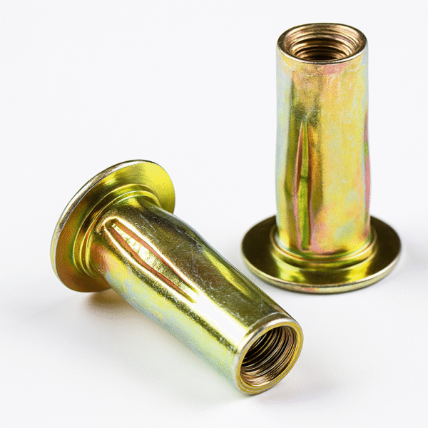 Glispro – Blind Rivet Nut – Flat Head Slotted Body