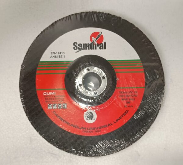 Cumi - 180x6x22.23 mm, 7-inch Samurai DC Grinding Wheel