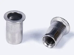 Glispro – Stainless Steel Countersunk Head Knurled Body Rivet Nut