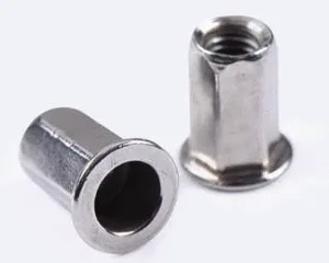 Glispro – Stainless Steel Flat Head Full Hex Body Rivet Nut