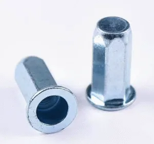 Glispro – Flat Head Full Hex Body Closed End Rivet Nut