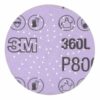 3M Xtract™ Film Disc 360L, Clean Sanding Disk, P800 3MIL, 5 in, Die 500LG