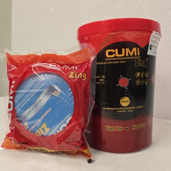 Cumi - 5” Zing Zirkon Resin Disc Grit 36