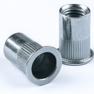 Glispro – Blind Rivet Nut – Flat Head Knurled Body-AVK