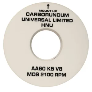 CUMI - Centerless Grinding Wheel 300X40X127 ROS 190X15 - AA60 K5 V8