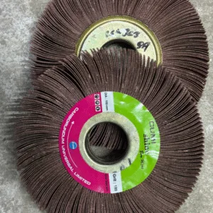Cumi - Shine Flap Wheel 150X25X31.75 - XF562 - 75mm Flange Grit 180
