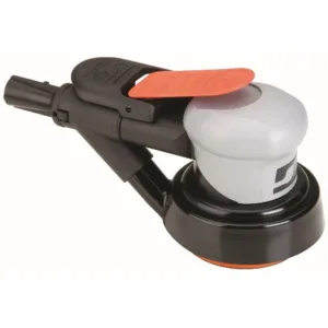 Dynabrade 69103 3″ (76mm) Dia. Dynorbital Silver Supreme Random Orbital Sander, Self-Generated Vacuum