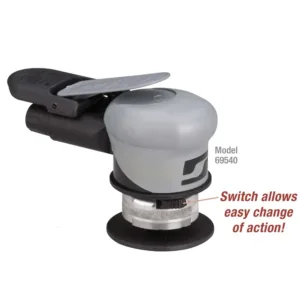 Dynabrade 69540 3″ (76mm) Dia. Palm-Style Random/Rotary Orbit Sander/Buffer