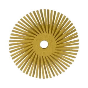 3M™ Scotch-Brite™ Radial Bristle Disc, 2 in x 3/8 in, 80 Grit, Type RB-ZB (Yellow)